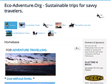 Tablet Screenshot of eco-adventure.org